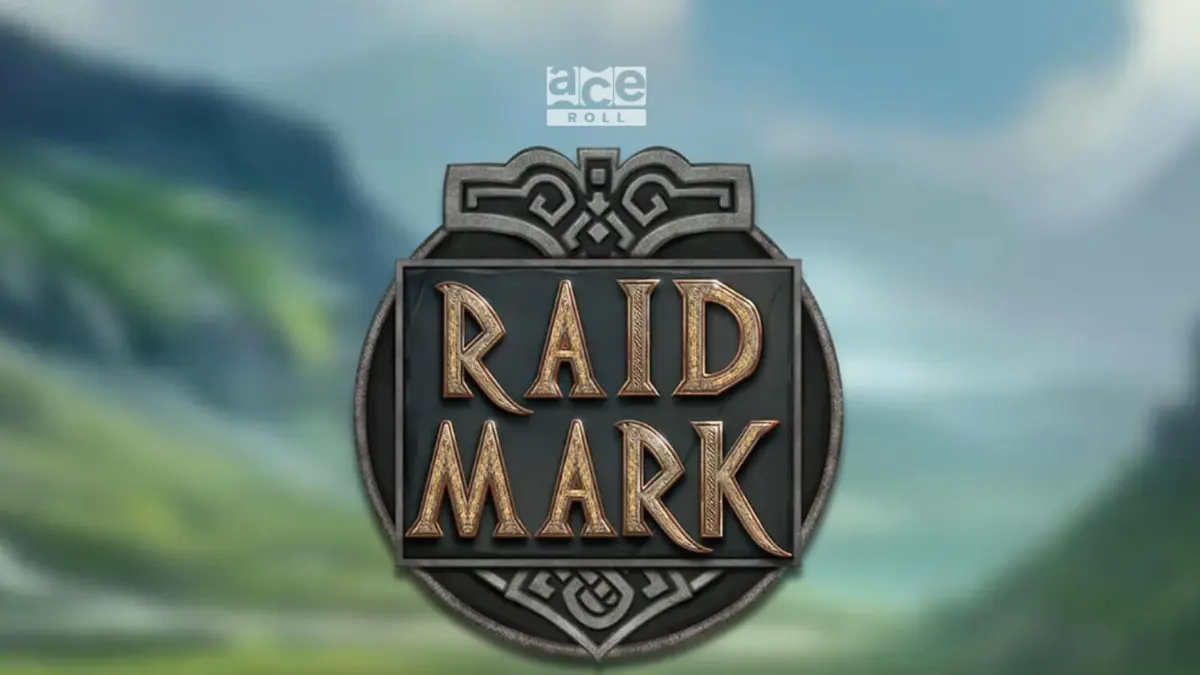 Tampilan visual slot Raidmark dengan tema Viking yang epik dan penuh aksi.