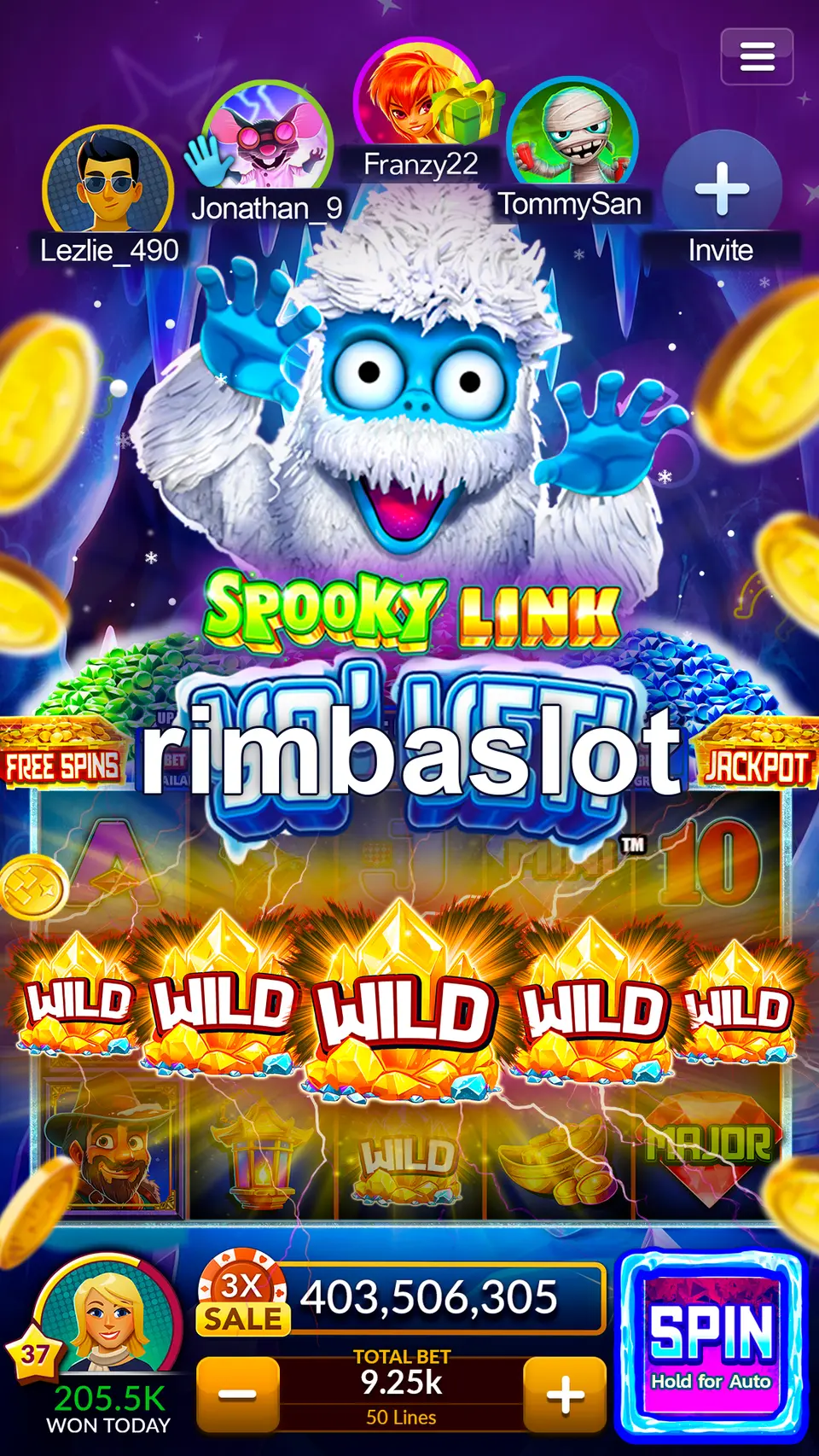rimbaslot Tangkapan Layar - APK Resmi